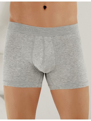 Şahinler Erkek Likralı Yazı Detaylı Torbalı Pamuklu Boxer 031