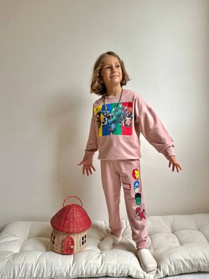 Wikiboom Süper Kahraman (Marvels) Baskılı Erkek Çocuk Takım