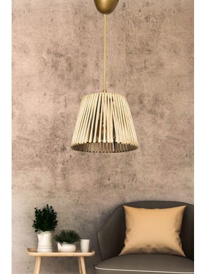 HMY Design Nove Handmade Tekli Sarkıt Natural