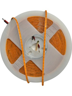 Powerr Led Aydınlatma 12 Volt 3 mm 400 Ledli Esnek Cob Şerit Pembe Iç Mekan 5 Metre