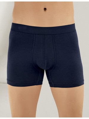 Şahinler Erkek Likralı Yazı Detaylı Torbalı Pamuklu Boxer 031