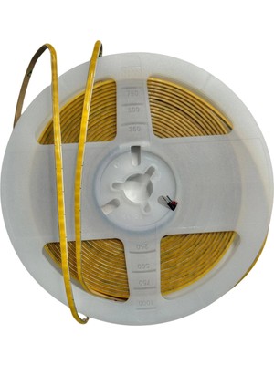Powerr Led Aydınlatma 12 Volt 3 mm 400 Ledli Esnek Cob Şerit 3000 K Günışığı Iç Mekan 5 Metre
