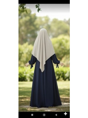 Fresco Scarfs Tesettür Hijab Mısır Medine Ipeği Eşarp 110x110 Krem
