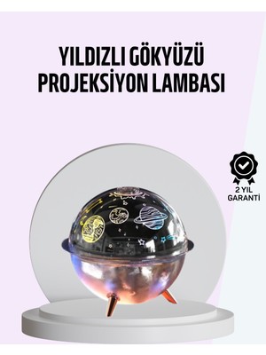 Brf USB Şarjlı Uzay Temalı Işık Projektörü Hava Nemlendirici