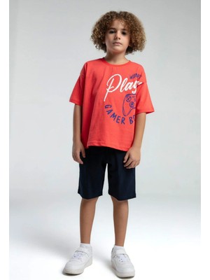Queen Kids Queenkids Erkek Çocuk 3571-2 Takım Nar