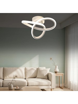 Efsira Modern Tekli Sarkıt LED Avize – Salon, Mutfak, Yatak Odası, Hol, Için Aydınlatma, Ultra Beyaz LED