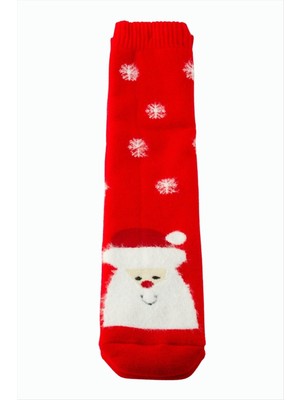 Marsilyan Noel Baba Yılbaşı Kalın Penye Çorap