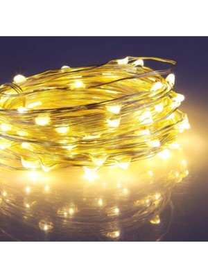 Özbience 3 Metre Pilli Ince Tel LED Dekoratif Peri LED Işık Seti