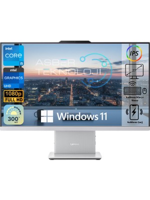 Lenovo Ideacentre F0HM0045TR 27IRH9 I5-13420H 16GB DDR5-5200MHZ Ram 1tb SSD 27" Fhd WIN11 Pro Kablosuz Klavye ve Mouse Asbertech