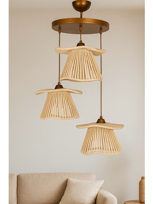 HMY Design Senkron Handmade 3'lü Avize