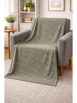 Mulberry Desenli Polar Battaniye Çift Kişilik 195X215 cm