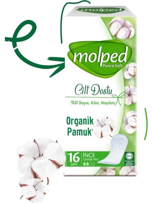 Bfs   Molped Pure&soft Ince Günlük Ped 16 Adet