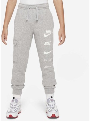 Nike Sportswear Si Flc Cargo Çocuk Gri Eşofman Altı