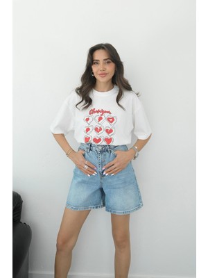 Havoş Heart Baskılı Tişört
