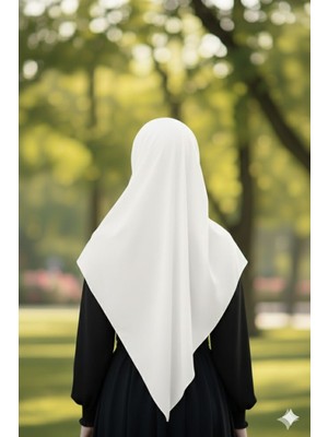 Fresco Scarfs Tesettür Hijab Medine Ipeği Eşarp 120x120 Ekru