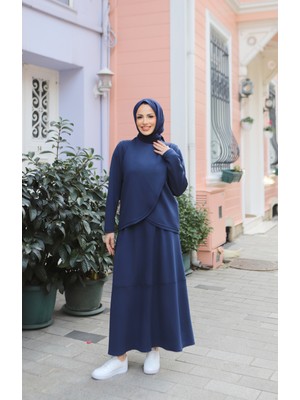 Nisum Moda Çapraz Kesim Etekli Modal Takım