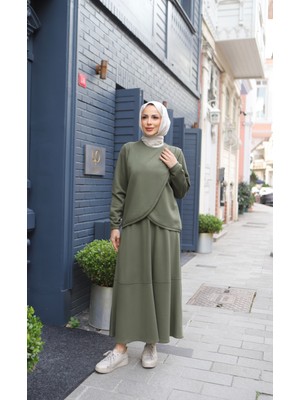 Nisum Moda Çapraz Kesim Etekli Modal Takım