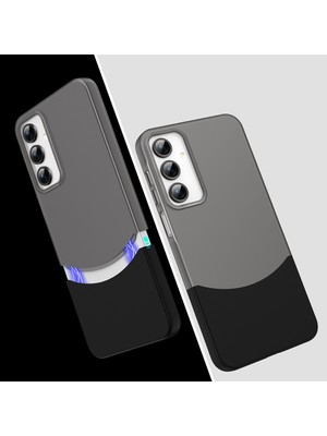 Canpay Apple Galaxy A15 Uyumlu Kılıf 2in1 Gizli Kart Bölmeli ve Mıknatıslı Ince Dayanıklı Sert Kapak