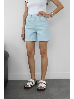 Havoş Bebe Mavisi Fit Denim Şort