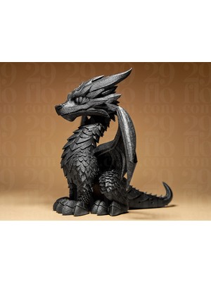 Linova Ejderha Heykel Biblo Dekoratif Obje