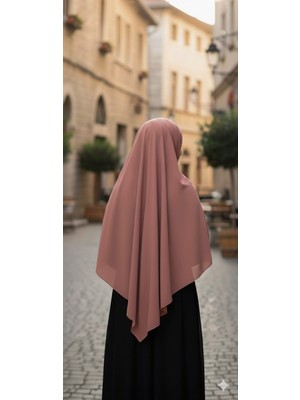 Fresco Scarfs Tesettür Hijab Mısır Medine Ipeği Eşarp 110x110 Nude