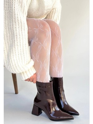 Zengezur Mall Mtxdpn Mosy Bordo Rugan Topuklu Bot (Numara: 36)