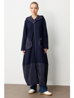 Micca Köprülü Cep ve Poly Cupra Garni Astarlı Mevsimlik Spor Trench / Kap-Laci