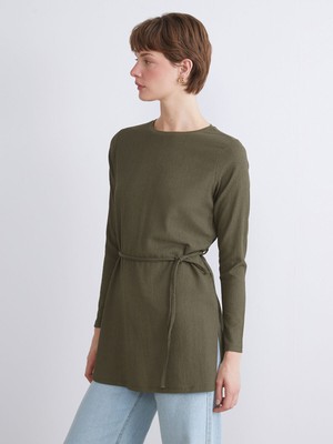 Lc Waikiki Yeni Sezon Bisiklet Yaka Kadın Tunik