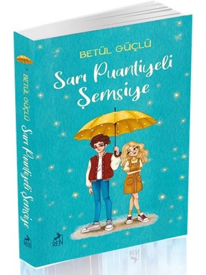 Ren Kitap Sarı Puantiyeli Şemsiye - Ciltsiz