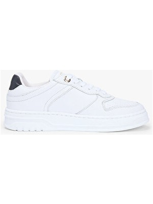 Tommy Hilfiger Th Monogram Deri Cupsole Spor Ayakkabı