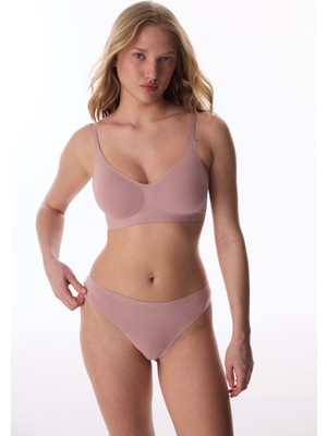 Penti Kirli Pembe Balensiz Pamuklu Dikişsiz Invisible Balensiz Sütyen