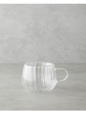 English Home Astral Borosilikat Cam Double Wall Kupa 180 ml Şeffaf
