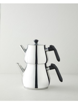 English Home Prego Çelik Çaydanlık 1,25 L - 2,10 L Siyah