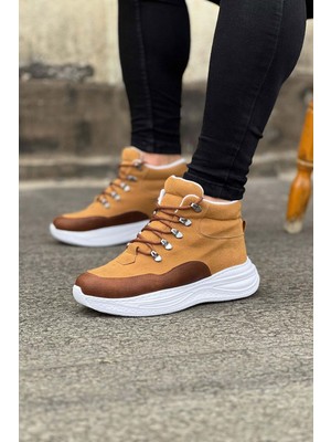 Elma Shop Taba Yüksek Taban Yarım Bilek Bot