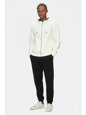 Ecko Unltd. Manahawk Erkek Siyah Jogger Rahat Kesim Bağcıklı Bel Eşofman Altı