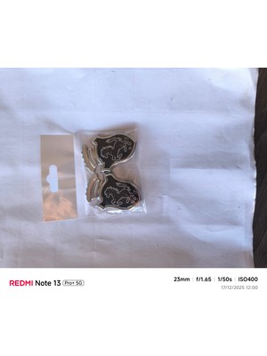 Topuz Motor Ferrari Logo Aksesuar yapıştırma 2li takım sıyah