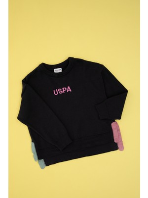 U.s. Polo Assn. Kız Çocuk Lacivert Kazak /triko 50316279-VR033