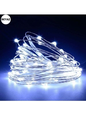 Özbience 3 mt Beyaz Tel LED Dekoratif Aydınlatma, Şık ve Pratik Kullanım