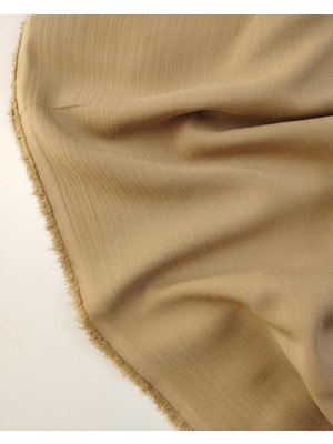 Kumaş Parça Vizon Renkte Pamuk Liyosel Kumaş (En 145 cm x Boy 200 Cm)