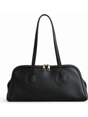 Tandi Bags Frankon Siyah Baget Çanta