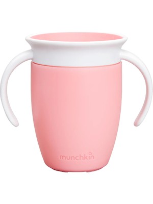 Munchkin Mucize  360° Alıştırma Bardağı 6AY+, 207ML, Pembe, 1 Adet