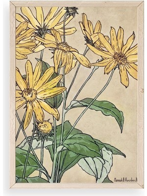 Sinems World Hannah Borger Ahşap Çerçeveli Tablo