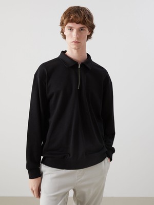 Lc Waikiki Yeni Sezon Polo Yaka Uzun Kollu Erkek Sweatshirt