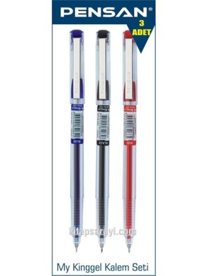 Pensan My King 0.5 mm Jel Kalem Seti 3 Adet
