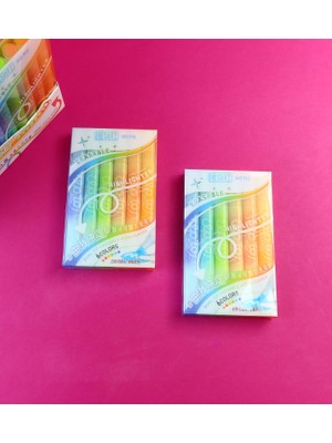 Giftmoda Silinebilir Fosforlu Kalem Seti – 6 Renk