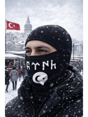 Single Sword Erkek&Kadın Balaklava - Termal Kar Maskesi - Renk: BASKILI
