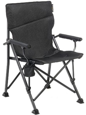 Uquip Roxy Comfort+ Black Edition Yüksek Konforlu Katlanır Kamp Sandalyesi