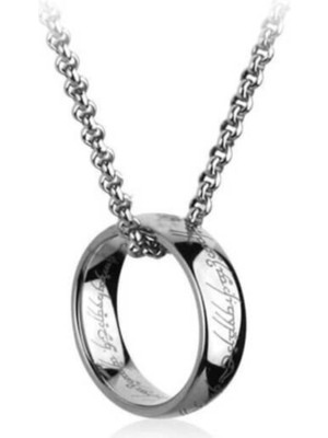 Lord Of The Rings Sırlar Yüzüğü Yüzüklerin Efendisi Yüzük Hobbit Güç Yüzüğü Kolye