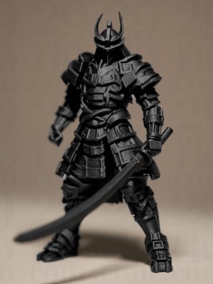 Linova Samuray Savaşçı Heykel Biblo Dekoratif Obje