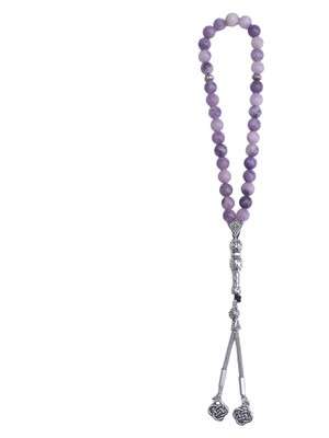 Bütüncül Şifa Lepidolit Doğal Taş Tesbih 33'lü